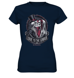 Liebe bis zum Grab - Gothic - Hochzeit mit Skeletten - Ladies Premium Shirt | Lady - Shirts | Dark Shadows Arts
