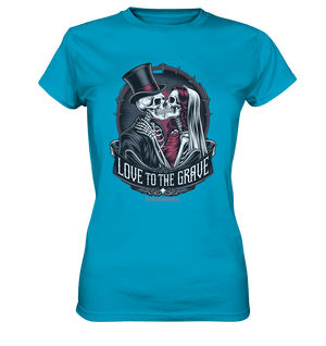 Liebe bis zum Grab - Gothic - Hochzeit mit Skeletten - Ladies Premium Shirt | Lady - Shirts | Dark Shadows Arts