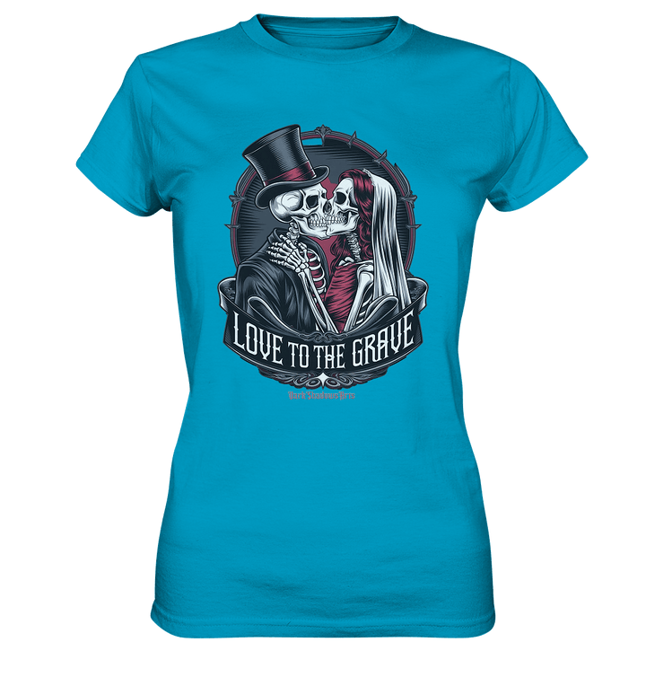 Liebe bis zum Grab - Gothic - Hochzeit mit Skeletten - Ladies Premium Shirt | Lady - Shirts | Dark Shadows Arts