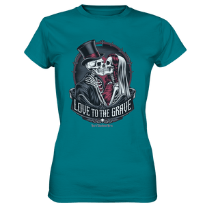 Liebe bis zum Grab - Gothic - Hochzeit mit Skeletten - Ladies Premium Shirt | Lady - Shirts | Dark Shadows Arts