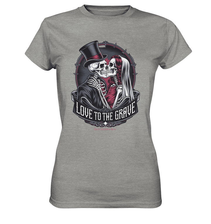 Liebe bis zum Grab - Gothic - Hochzeit mit Skeletten - Ladies Premium Shirt | Lady - Shirts | Dark Shadows Arts
