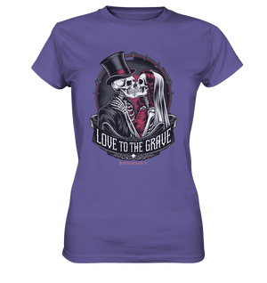 Liebe bis zum Grab - Gothic - Hochzeit mit Skeletten - Ladies Premium Shirt | Lady - Shirts | Dark Shadows Arts