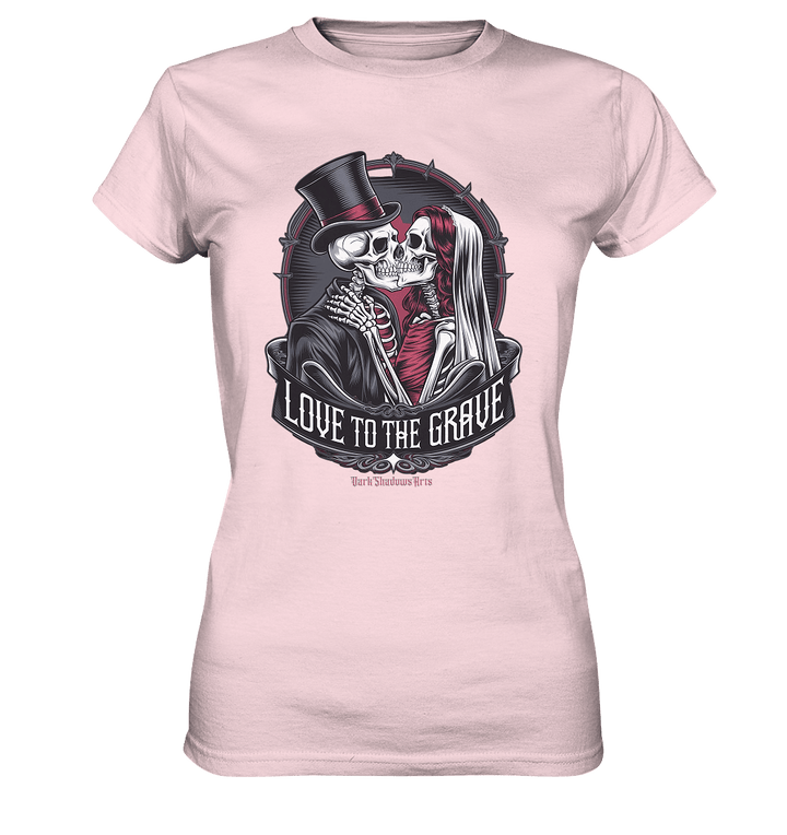 Liebe bis zum Grab - Gothic - Hochzeit mit Skeletten - Ladies Premium Shirt | Lady - Shirts | Dark Shadows Arts