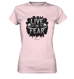 Live in Fear - Ladies Premium Shirt | Lady - Shirts | Dark Shadows Arts