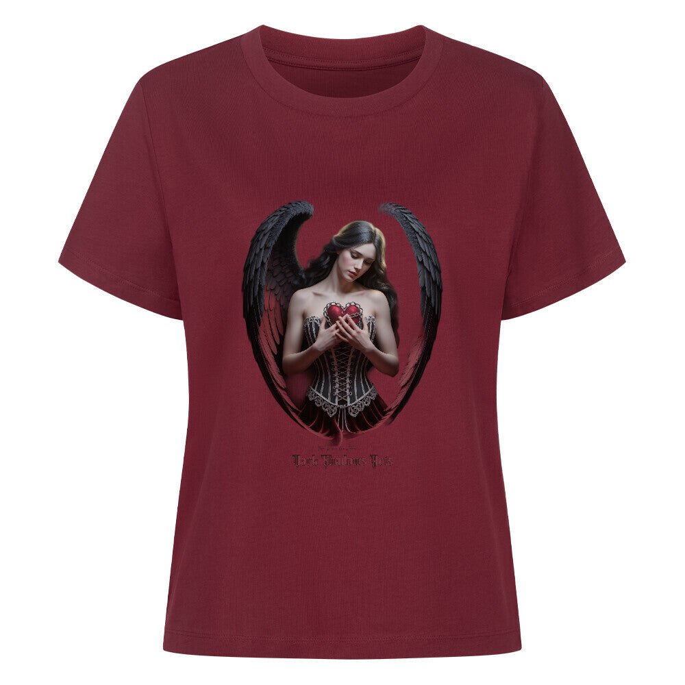 Lonely Angel - Premium Organic Shirt Women | T-Shirt | Dark Shadows Arts