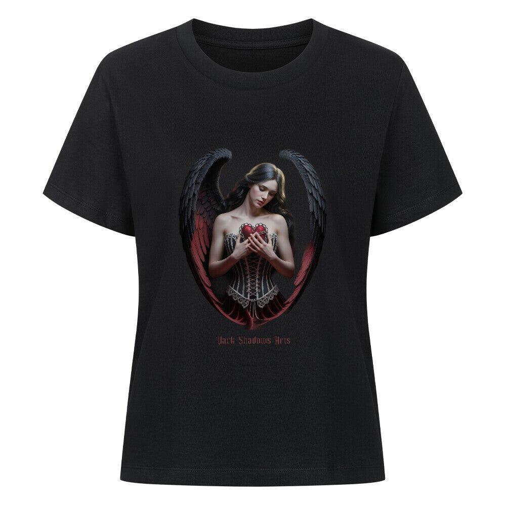Lonely Angel - Premium Organic Shirt Women | T-Shirt | Dark Shadows Arts