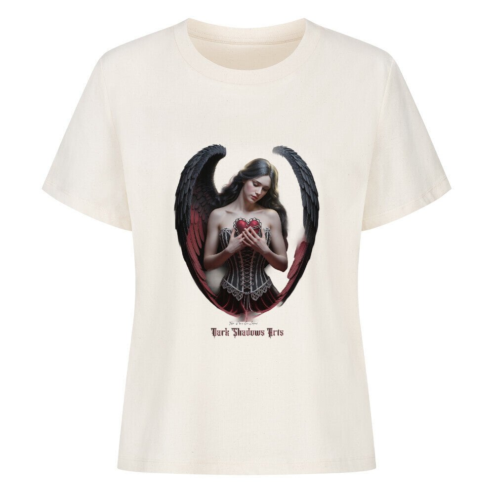 Lonely Angel - Premium Organic Shirt Women | T-Shirt | Dark Shadows Arts