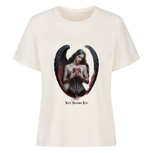 Lonely Angel - Premium Organic Shirt Women | T-Shirt | Dark Shadows Arts