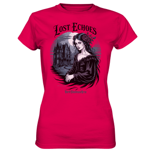 Lost Echoes – Geisterhafte Schönheit vor verlassener Villa im Gothic - Stil - Ladies Premium Shirt | Lady - Shirts | Dark Shadows Arts