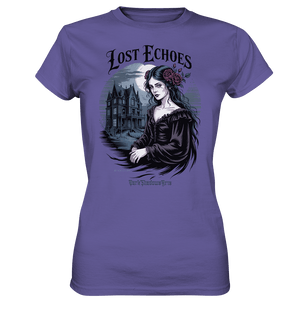 Lost Echoes – Geisterhafte Schönheit vor verlassener Villa im Gothic - Stil - Ladies Premium Shirt | Lady - Shirts | Dark Shadows Arts