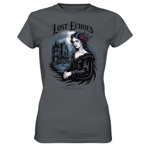 Lost Echoes – Geisterhafte Schönheit vor verlassener Villa im Gothic - Stil - Ladies Premium Shirt | Lady - Shirts | Dark Shadows Arts
