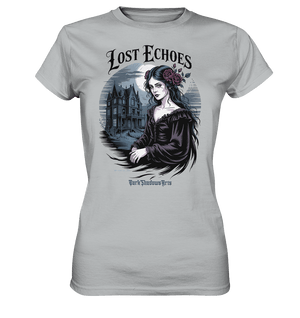 Lost Echoes – Geisterhafte Schönheit vor verlassener Villa im Gothic - Stil - Ladies Premium Shirt | Lady - Shirts | Dark Shadows Arts