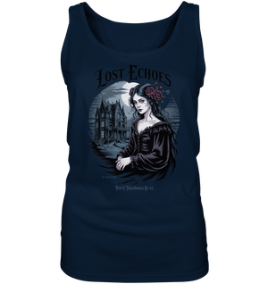 Lost Echoes – Geisterhafte Schönheit vor verlassener Villa im Gothic - Stil - Ladies Tank - Top | Tank - Tops | Dark Shadows Arts