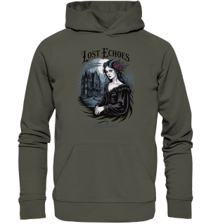 Lost Echoes – Geisterhafte Schönheit vor verlassener Villa im Gothic - Stil - Organic Hoodie | Hoodies | Dark Shadows Arts