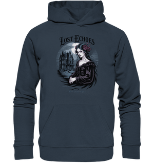 Lost Echoes – Geisterhafte Schönheit vor verlassener Villa im Gothic - Stil - Organic Hoodie | Hoodies | Dark Shadows Arts