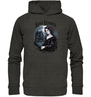 Lost Echoes – Geisterhafte Schönheit vor verlassener Villa im Gothic - Stil - Organic Hoodie | Hoodies | Dark Shadows Arts