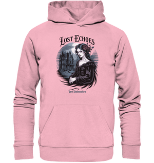 Lost Echoes – Geisterhafte Schönheit vor verlassener Villa im Gothic - Stil - Organic Hoodie | Hoodies | Dark Shadows Arts
