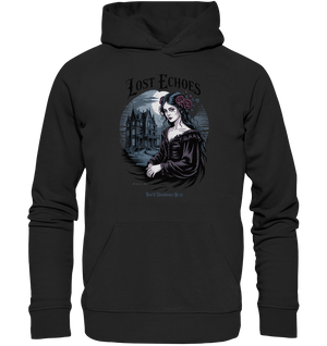 Lost Echoes – Geisterhafte Schönheit vor verlassener Villa im Gothic - Stil - Organic Hoodie | Hoodies | Dark Shadows Arts
