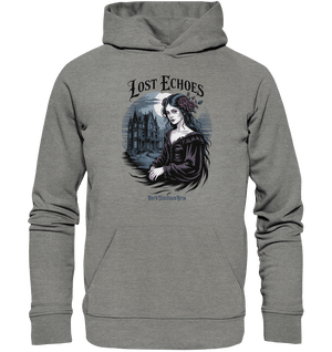 Lost Echoes – Geisterhafte Schönheit vor verlassener Villa im Gothic - Stil - Organic Hoodie | Hoodies | Dark Shadows Arts