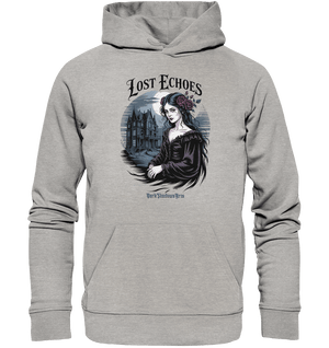 Lost Echoes – Geisterhafte Schönheit vor verlassener Villa im Gothic - Stil - Organic Hoodie | Hoodies | Dark Shadows Arts