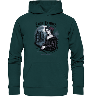 Lost Echoes – Geisterhafte Schönheit vor verlassener Villa im Gothic - Stil - Organic Hoodie | Hoodies | Dark Shadows Arts