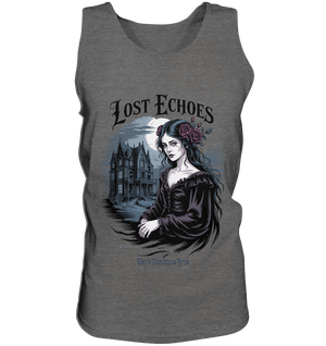 Lost Echoes – Geisterhafte Schönheit vor verlassener Villa im Gothic - Stil - Relaxed Tank Top | Tank - Tops | Dark Shadows Arts