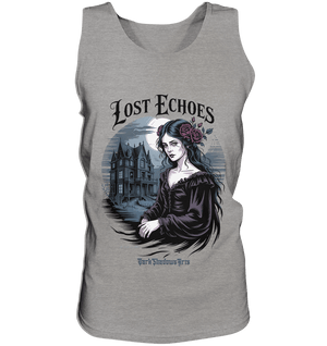 Lost Echoes – Geisterhafte Schönheit vor verlassener Villa im Gothic - Stil - Relaxed Tank Top | Tank - Tops | Dark Shadows Arts