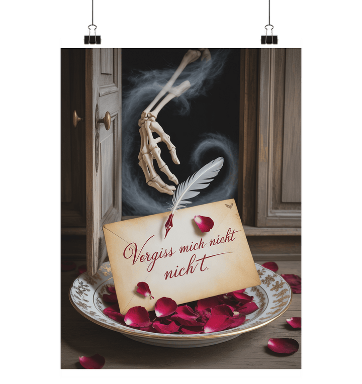 Love Letter from the Grave - Der letzte Gruß aus den Schatten der Vergangenheit - Poster Din A1 (hoch) | Wall Art | Dark Shadows Arts