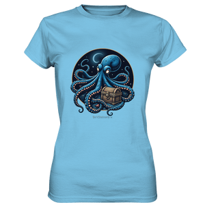 Majestätischer Tintenfisch – Hüter der Schatzkiste - Ladies Premium Shirt | Lady - Shirts | Dark Shadows Arts