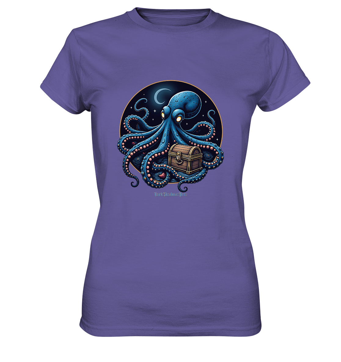 Majestätischer Tintenfisch – Hüter der Schatzkiste - Ladies Premium Shirt | Lady - Shirts | Dark Shadows Arts