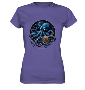 Majestätischer Tintenfisch – Hüter der Schatzkiste - Ladies Premium Shirt | Lady - Shirts | Dark Shadows Arts