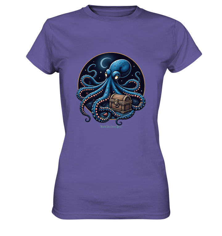 Majestätischer Tintenfisch – Hüter der Schatzkiste - Ladies Premium Shirt | Lady - Shirts | Dark Shadows Arts