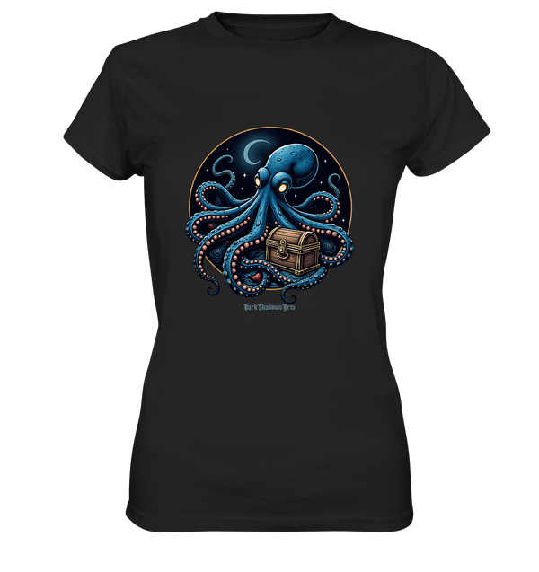 Majestätischer Tintenfisch – Hüter der Schatzkiste - Ladies Premium Shirt | Lady - Shirts | Dark Shadows Arts