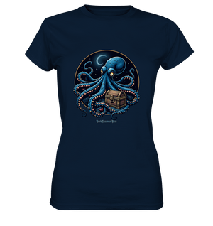 Majestätischer Tintenfisch – Hüter der Schatzkiste - Ladies Premium Shirt | Lady - Shirts | Dark Shadows Arts