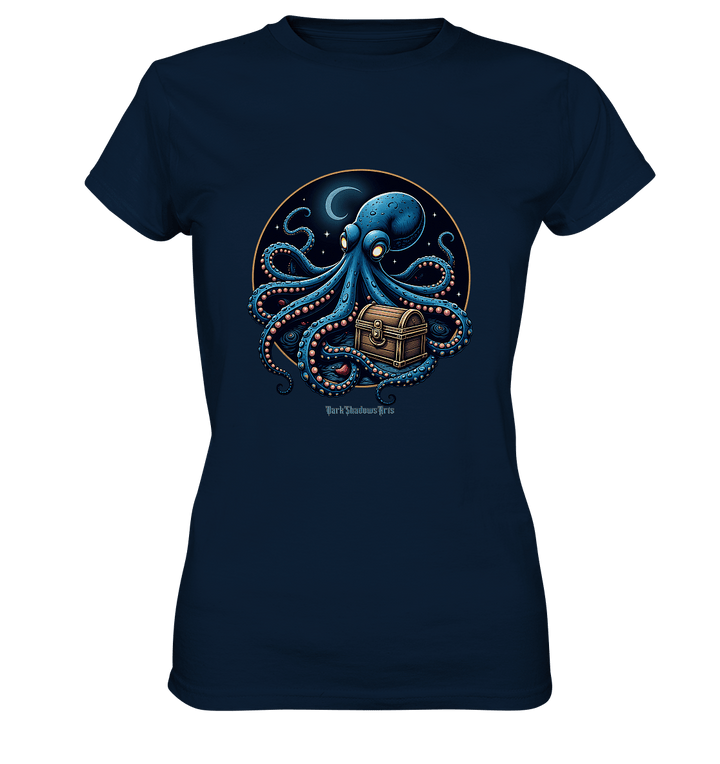 Majestätischer Tintenfisch – Hüter der Schatzkiste - Ladies Premium Shirt | Lady - Shirts | Dark Shadows Arts