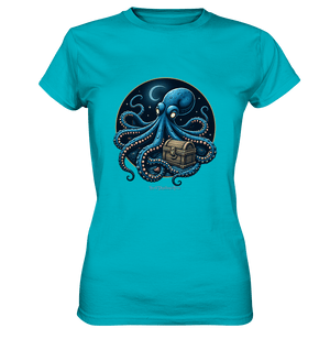 Majestätischer Tintenfisch – Hüter der Schatzkiste - Ladies Premium Shirt | Lady - Shirts | Dark Shadows Arts