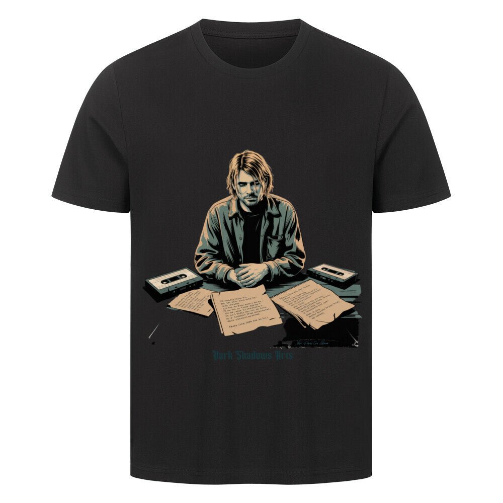 Melancholy Tape Sessions – Grunge trifft Schattenpoesie - HigherBlanks Premium T-Shirt | T-Shirt | Dark Shadows Arts