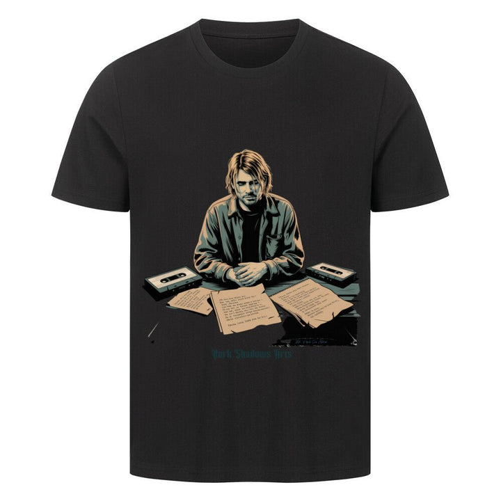 Melancholy Tape Sessions – Grunge trifft Schattenpoesie - HigherBlanks Premium T-Shirt | T-Shirt | Dark Shadows Arts