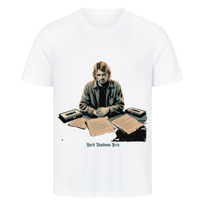 Melancholy Tape Sessions – Grunge trifft Schattenpoesie - HigherBlanks Premium T-Shirt | T-Shirt | Dark Shadows Arts