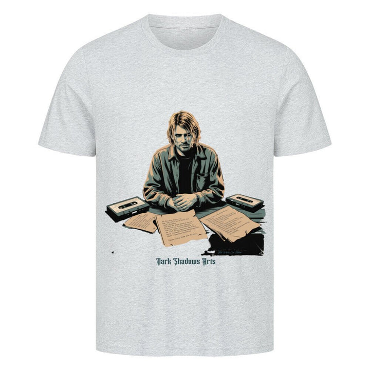 Melancholy Tape Sessions – Grunge trifft Schattenpoesie - HigherBlanks Premium T-Shirt | T-Shirt | Dark Shadows Arts