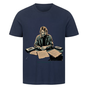 Melancholy Tape Sessions – Grunge trifft Schattenpoesie - HigherBlanks Premium T-Shirt | T-Shirt | Dark Shadows Arts