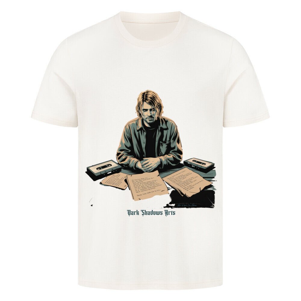 Melancholy Tape Sessions – Grunge trifft Schattenpoesie - HigherBlanks Premium T-Shirt | T-Shirt | Dark Shadows Arts