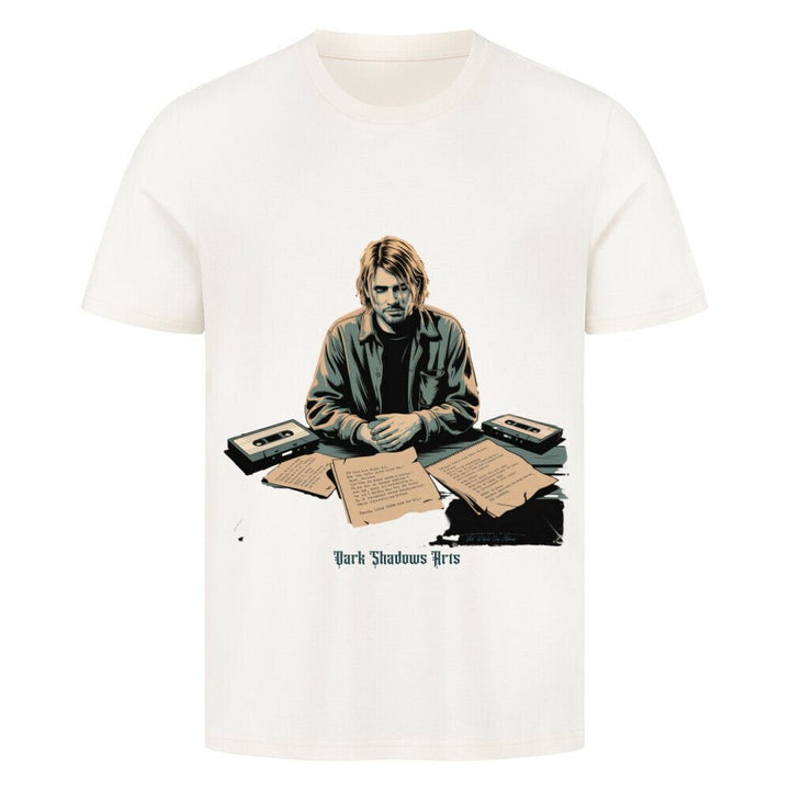 Melancholy Tape Sessions – Grunge trifft Schattenpoesie - HigherBlanks Premium T-Shirt | T-Shirt | Dark Shadows Arts