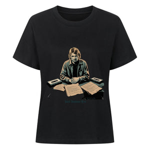 Melancholy Tape Sessions – Grunge trifft Schattenpoesie - Premium Organic Shirt Women | T-Shirt | Dark Shadows Arts