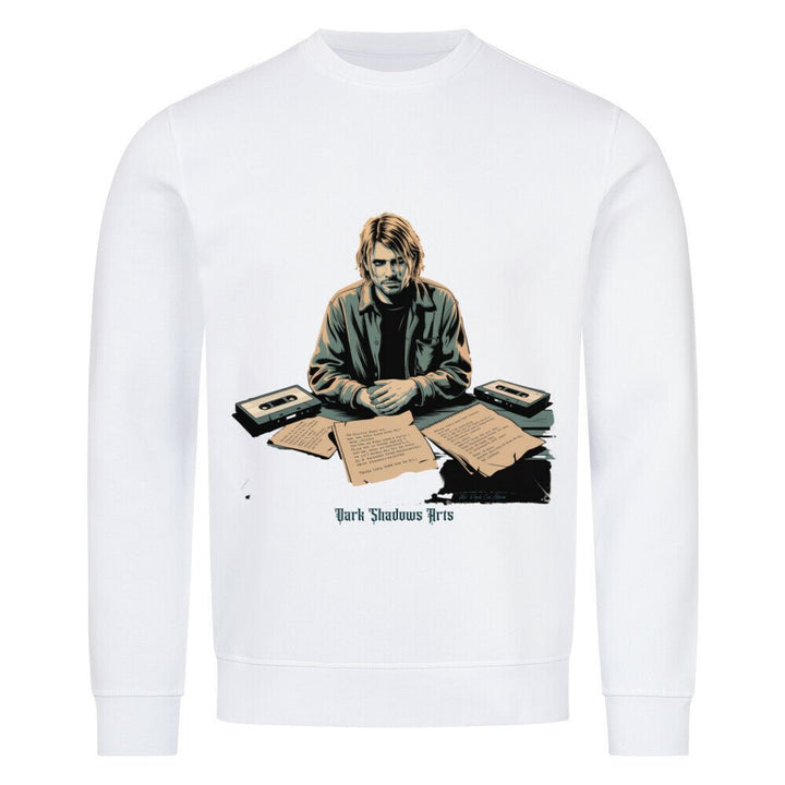Melancholy Tape Sessions – Grunge trifft Schattenpoesie - Premium Organic Sweatshirt | Sweatshirt | Dark Shadows Arts