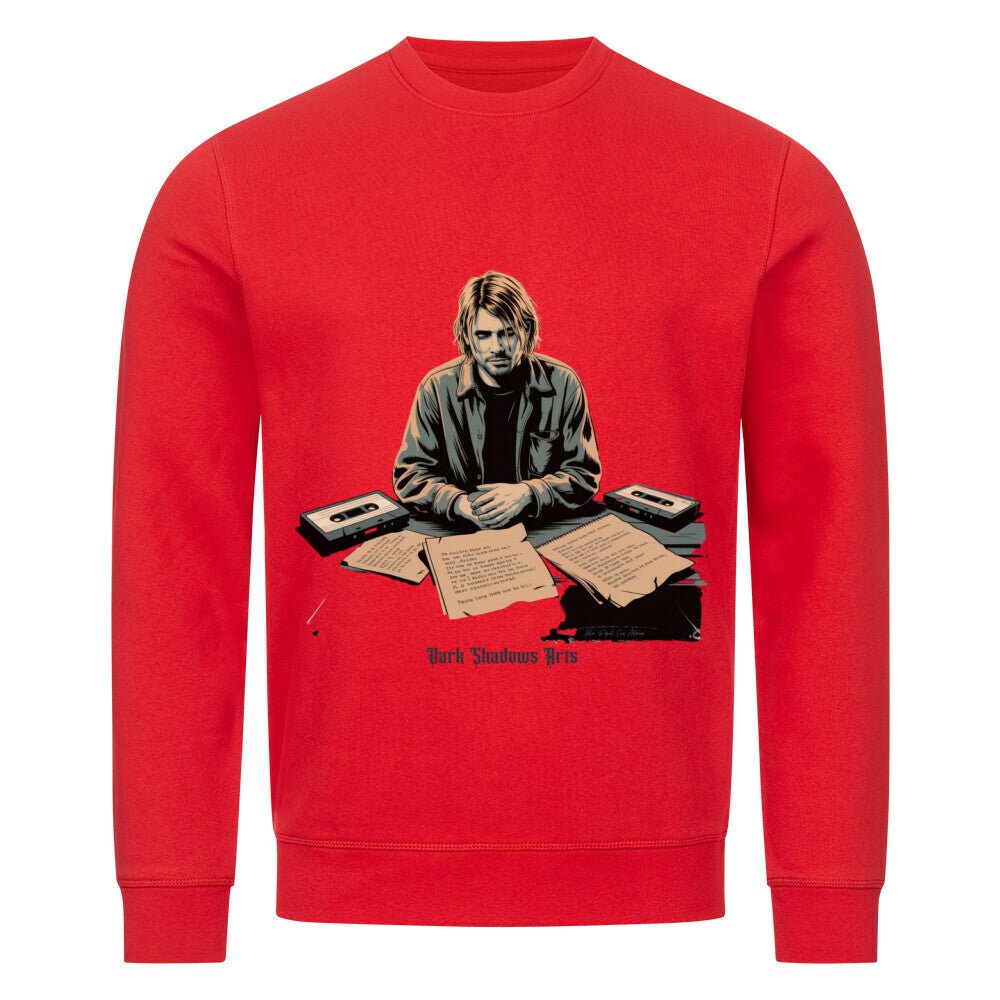 Melancholy Tape Sessions – Grunge trifft Schattenpoesie - Premium Organic Sweatshirt | Sweatshirt | Dark Shadows Arts