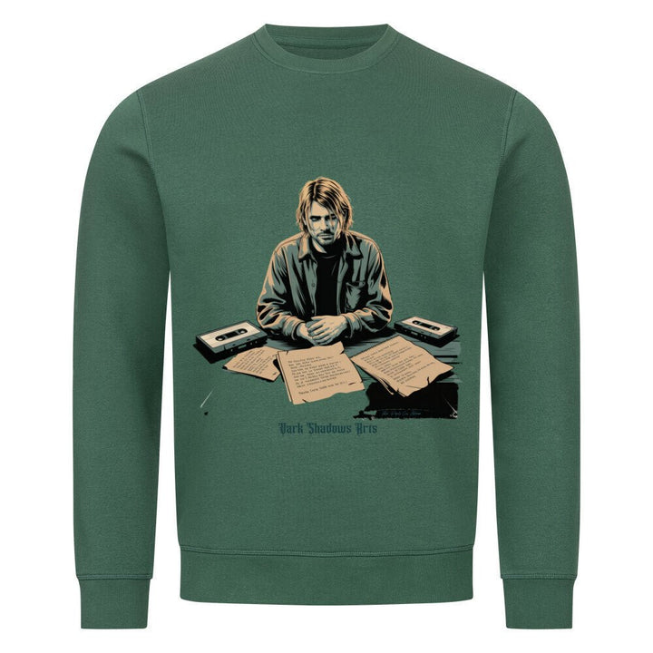 Melancholy Tape Sessions – Grunge trifft Schattenpoesie - Premium Organic Sweatshirt | Sweatshirt | Dark Shadows Arts