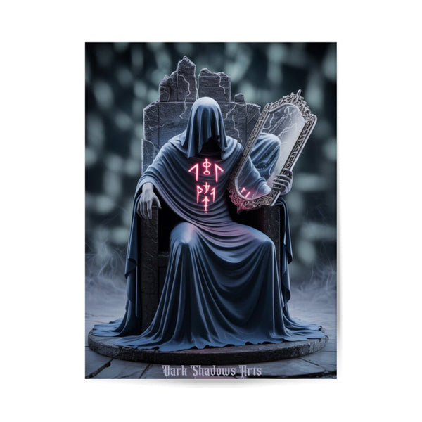 Mirror of Shadows_ Runenlord auf dem Thron - Poster 3:4 | Poster | Dark Shadows Arts