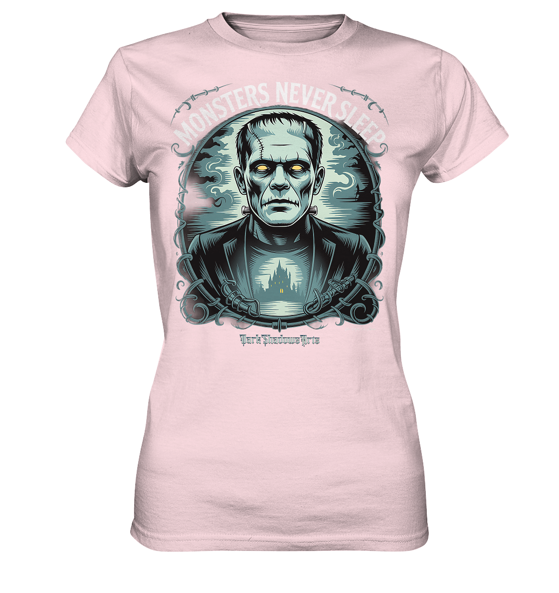 Monsters Never Sleep – Die Ewigkeit der Angst - Ladies Premium Shirt | Lady - Shirts | Dark Shadows Arts