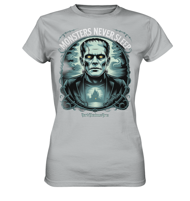 Monsters Never Sleep – Die Ewigkeit der Angst - Ladies Premium Shirt | Lady - Shirts | Dark Shadows Arts